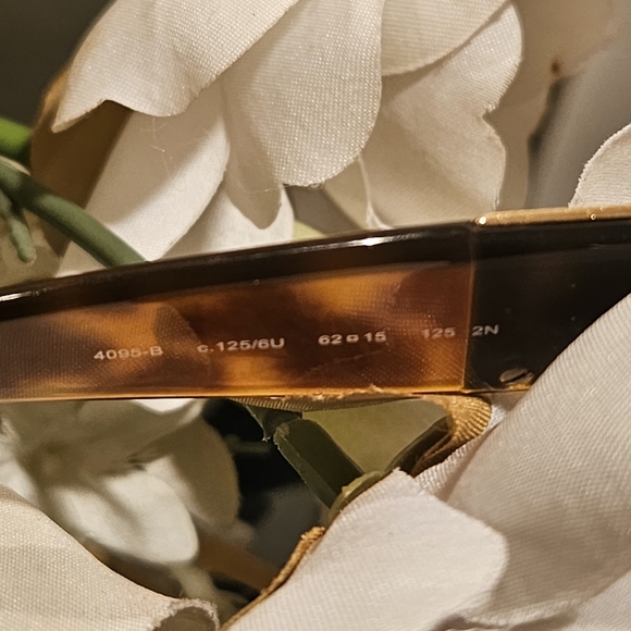 Vintage Chanel GOLD Rimless Frame w/Crystal LOGO Brown Sunglasses- nowhere - Picture 6 of 12